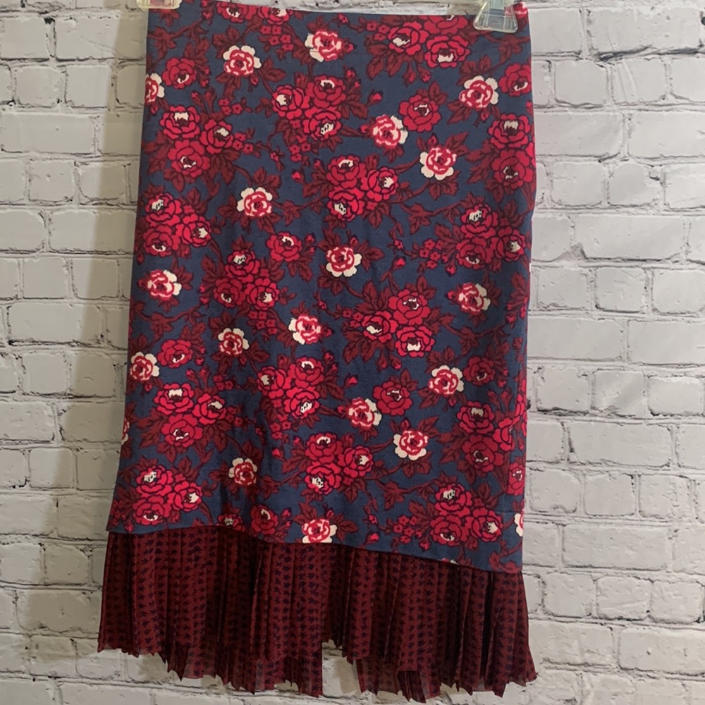 Anthropologie Maeve Nico Floral Pencil Skirt Size 6
